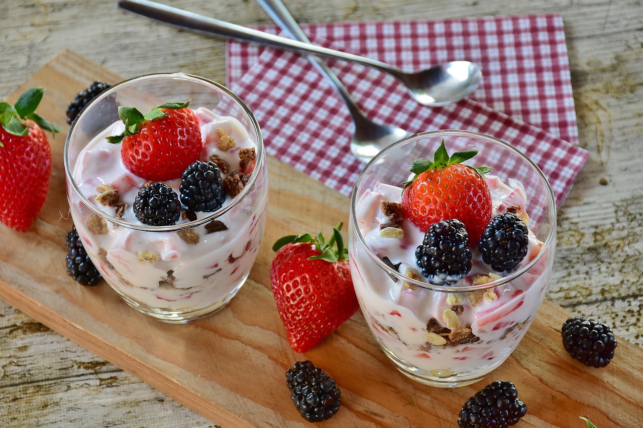 Strawberrys and Yogurt