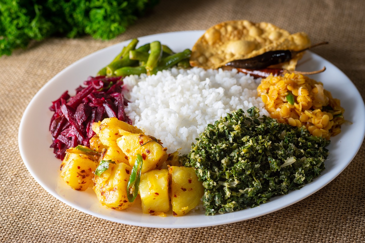 Rice plate